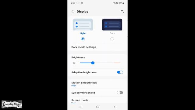 How to Turn ON or OFF Dark Mode Samsung Smartphone смотреть онлайн