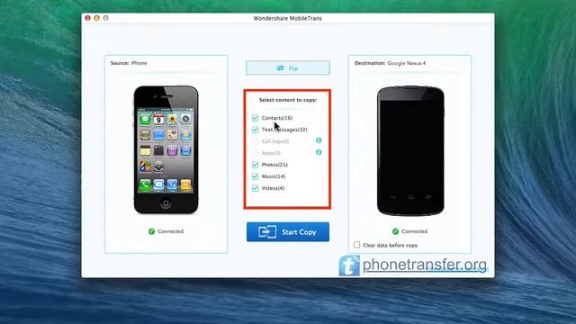 How to Sync iPhone with Nexus 4 on Mac, Copy iPhone Data to Google Nexus 4 on Mac? смотреть онлайн