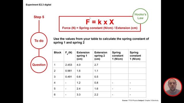 Physics: 2.2.5 Experiment E2.3 Hooke's law смотреть онлайн