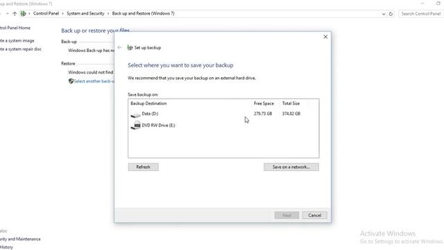 windows 10 backup and restore (windows 7) смотреть онлайн