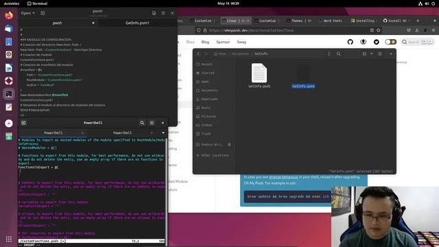 POWERSHELL en Linux: La guía definitiva (oh-my-posh y modulos) смотреть онлайн