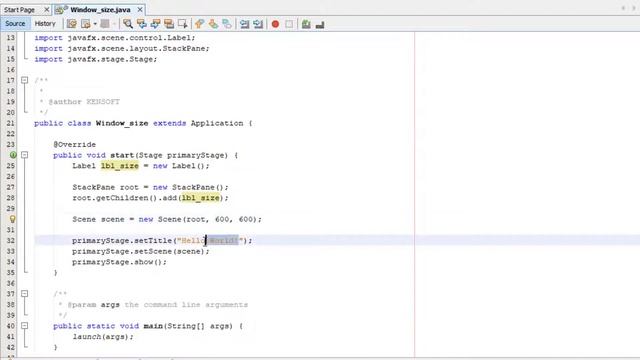 JavaFX Tutorial: How to get the window size in JavaFX смотреть онлайн