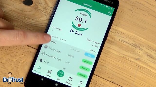 Dr Trust Scale Connect App - Works with Dr Trust Body Fat Scale 2.0 (For Android and ios) 509 смотреть онлайн