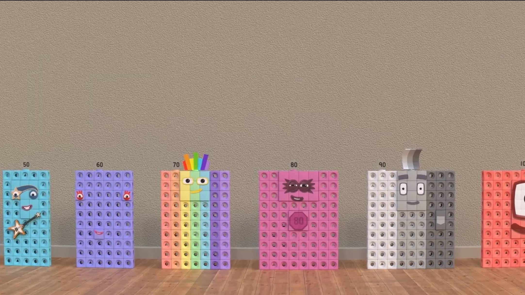 Numberblocks 50 60 70 80 90 100 смотреть онлайн