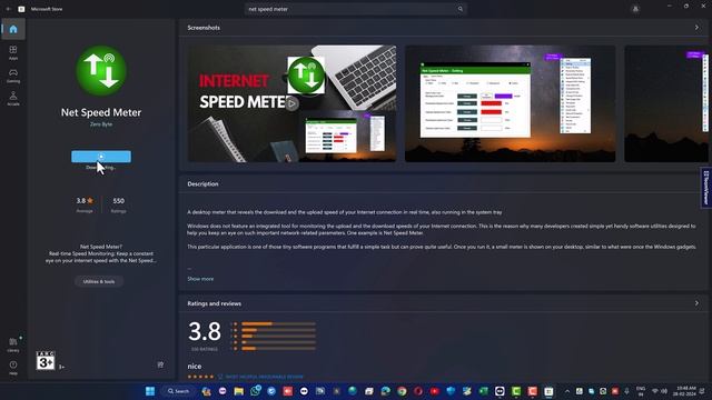 How to Download NET SPEED METER in windows 11 & 10 смотреть онлайн