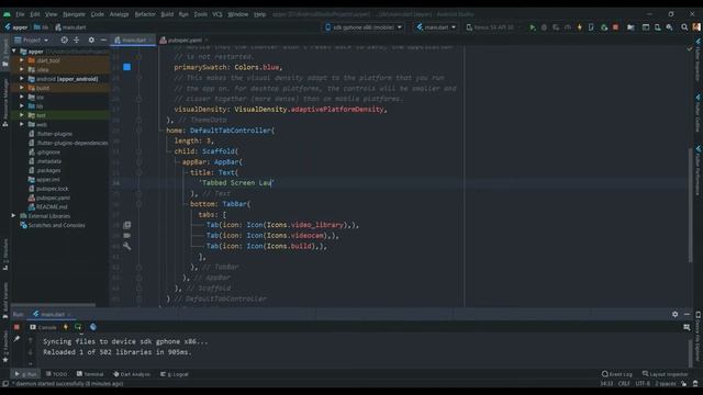 Tab View Screen In Flutter Web & Android смотреть онлайн