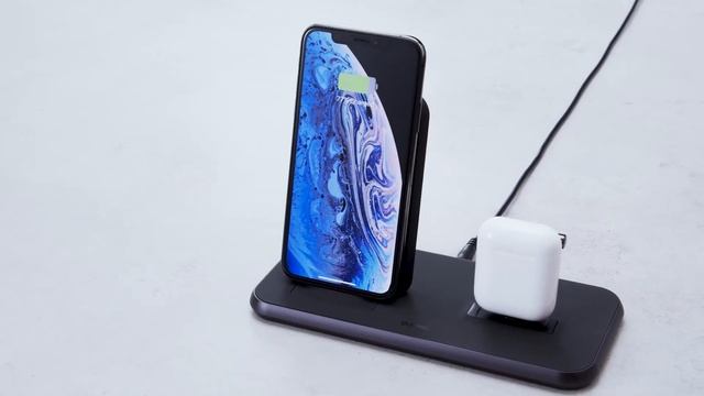 ZENS Stand+Dock 3 In 1 Aluminum Wireless Charging Station смотреть онлайн