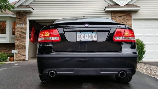 Muffler delete 2007 Saab 9-3 Aero смотреть онлайн