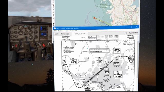 X-Plane 11.20 vr - Place Charts, GPS and other Apps into the VR-Cockpit with Rift Core 2.0 beta смотреть онлайн