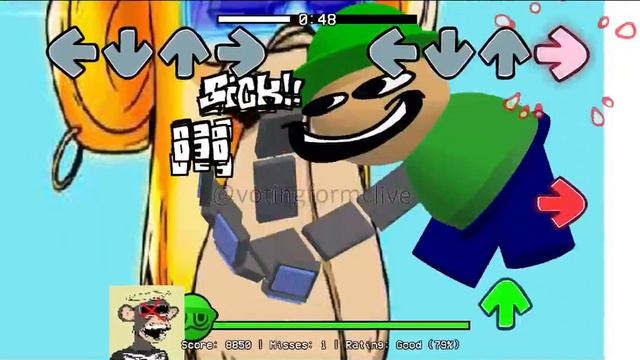 Fan-Made fnf vs dave and bambi: Golden apple algebra chart смотреть онлайн