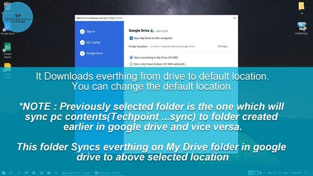 How to sync computer folder(s) to google drive | Tech Point смотреть онлайн