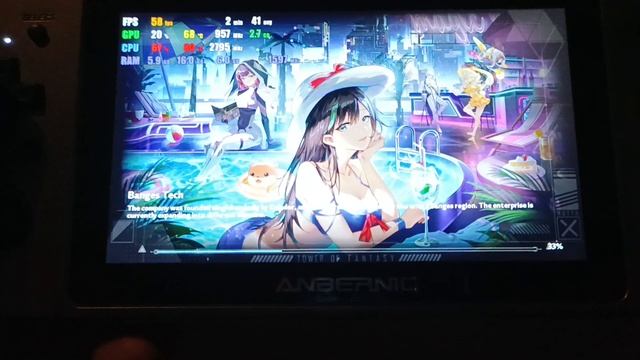 Tower of Fantasy test gameplay on Anbernic Win 600 Amd 3050e смотреть онлайн