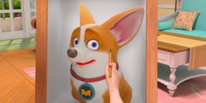 Корги по имени Моко. Простые истории, 96 серия. Рисунок с душой