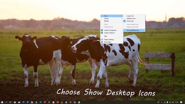 How To Hide Desktop Icons, Show Desktop Icons, Restore Desktop Icons - Windows 10 / 8 / 7 / Vista смотреть онлайн
