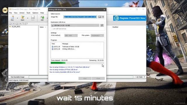 how to boot the pendrive using power iso software смотреть онлайн