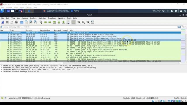 Capturing a 3-way TCP Handshake Using Wireshark смотреть онлайн