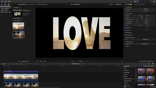 Final Cut Pro X - Video in Text - Effekte Einfach Erklärt смотреть онлайн
