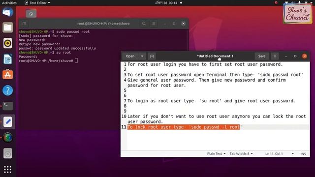 How to enable and disable Root login in Ubuntu 20.04 смотреть онлайн