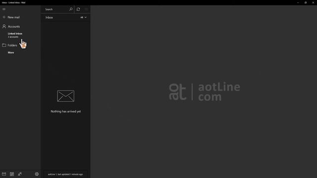 Windows 10 Mail Accounts Rearrange смотреть онлайн