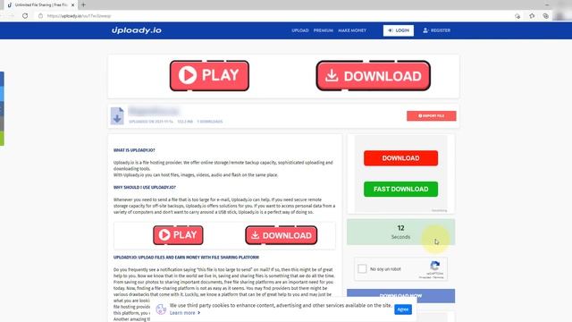 Como Descargar archivos de Uploady.io Tutorial para Windows смотреть онлайн