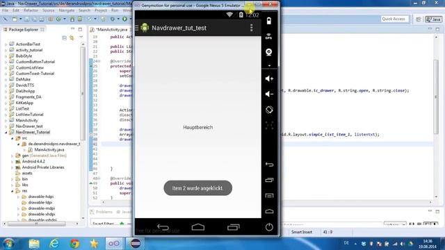 ListView in Navigation Drawer einfügen - Android Apps programmieren [Deutsch / German] смотреть онлайн