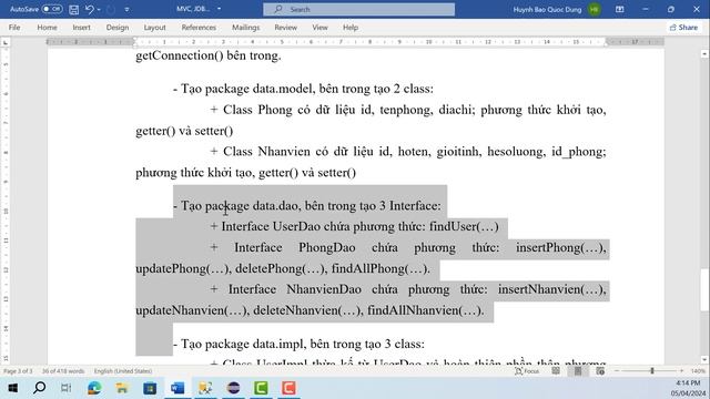 MVC (Model, View, Controller) trong JDBC, SQL Server смотреть онлайн