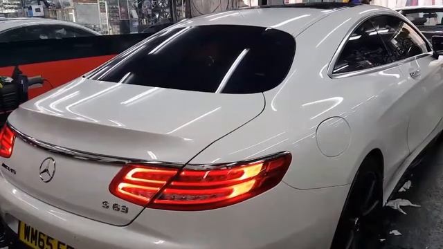 Mercedes-Benz S63 AMG Window Tinting смотреть онлайн