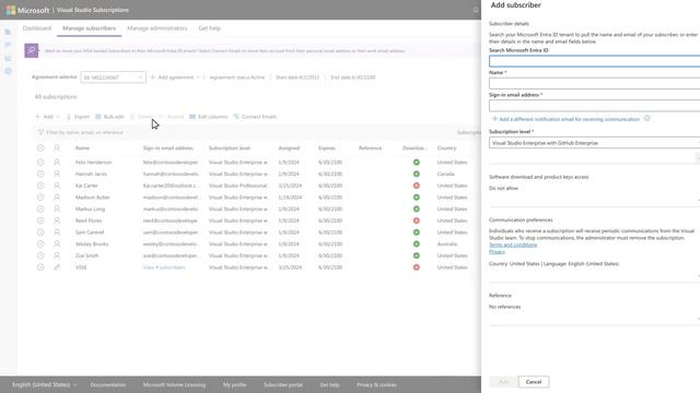 Explore the Visual Studio Subscriptions Admin Portal смотреть онлайн
