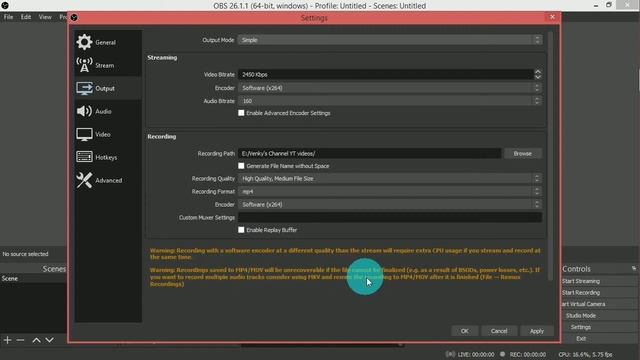 OBS Full Tutorial || Screen recording + Live Streaming + Virtual Camera || No limit || No watermark смотреть онлайн
