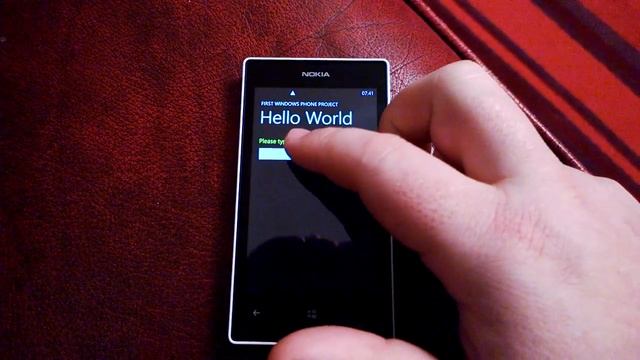 First Windows Phone Project смотреть онлайн