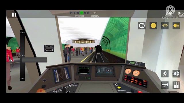 Subway simulator Minsk. По выбору подписчиков. Поездка по автозаводской линии на Stadler M110/M111. смотреть онлайн