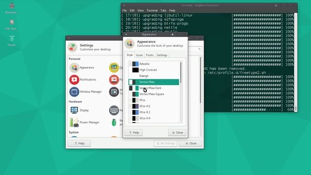 A tour of my Linux desktop, Manjaro XFCE - Vlog смотреть онлайн
