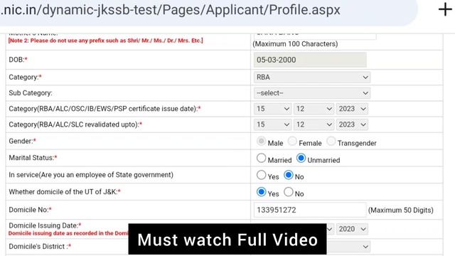 JKSSB Supervisor Posts 2023 | Jkssb Supervisor Posts Online Form | How To Get 5 Marks | JKSSB Jobs смотреть онлайн