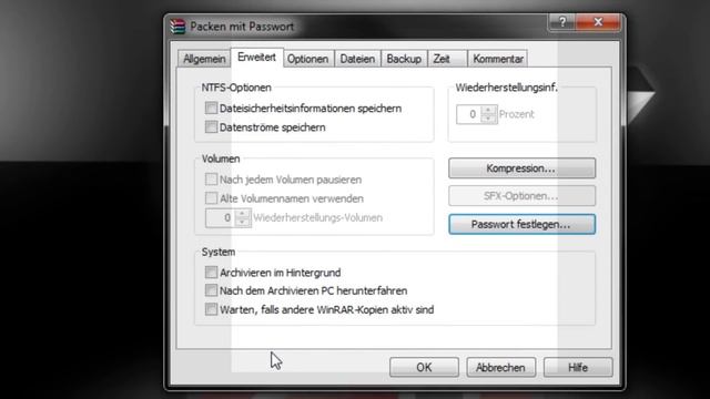 WinRar Archiv / Ordner mit passwort schützen windows 7 [German] [HD 1080p] - GermanTutorialInHD смотреть онлайн