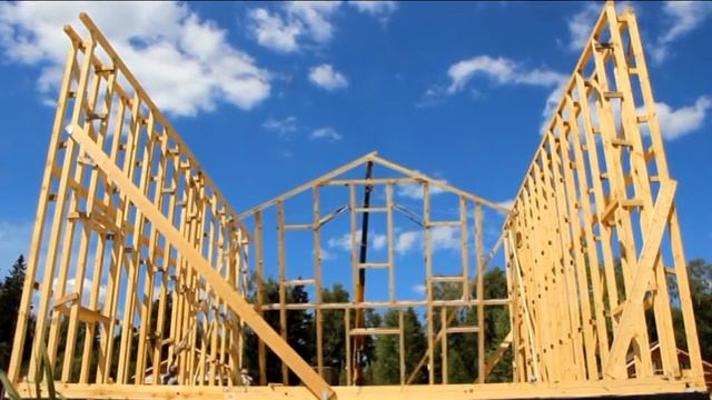 Поднятия стен каркаса соломенного дома смотреть онлайн