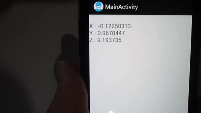 android accelerometer sensor смотреть онлайн