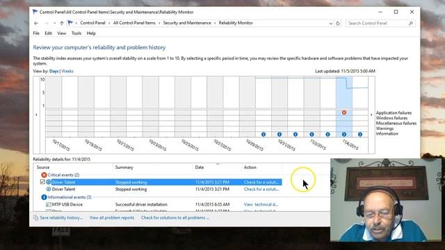 Reliability Monitor смотреть онлайн