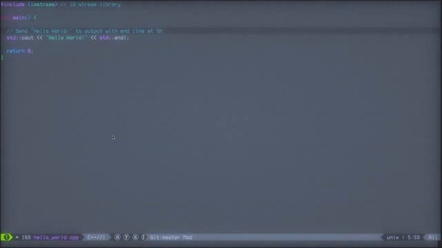 Hello World! in C++ | Cool Retro Term смотреть онлайн