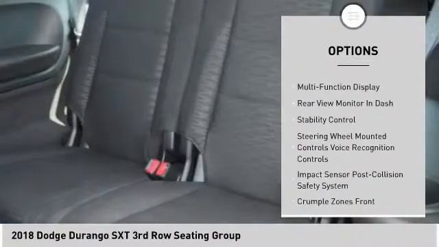 2018 Dodge Durango SXT 3rd Row Seating Group [LISTING TYPE] 8D197997 смотреть онлайн
