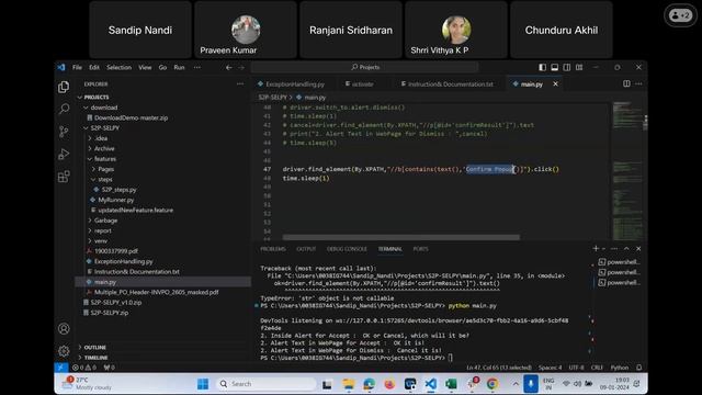 6 Alert & Windows Handles in Selenium Python смотреть онлайн