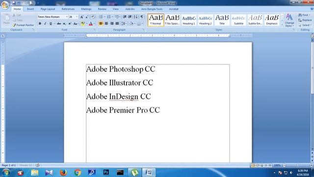 Microsoft Office Word 2007 Home Bar смотреть онлайн