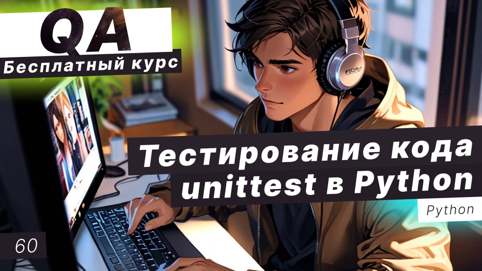 Урок 60. Тестирование кода. Модуль unittest в Python смотреть онлайн