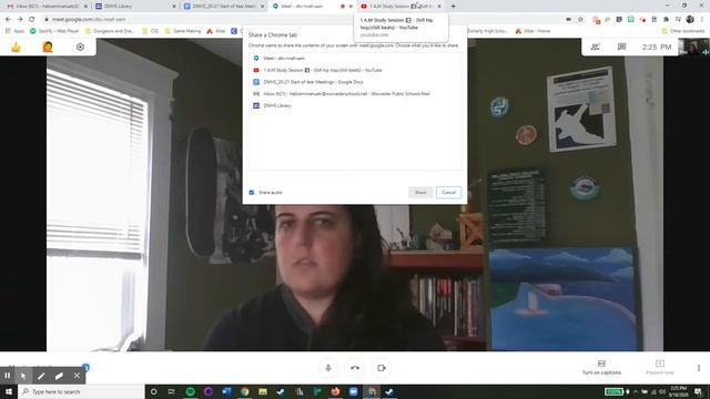 Playing Background Music Through Google Meet смотреть онлайн