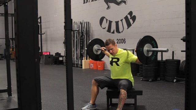 Equipment Demo - Seated Good Mornings - Rogue Fitness смотреть онлайн