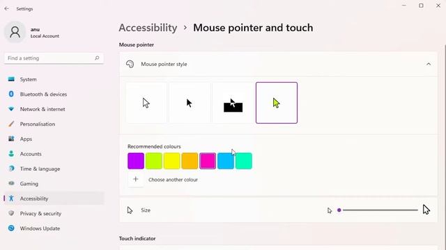How to Change Mouse Cursor Color & Size in Windows 11 смотреть онлайн