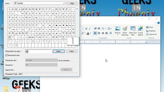 Using special font characters in Windows with Character Map смотреть онлайн