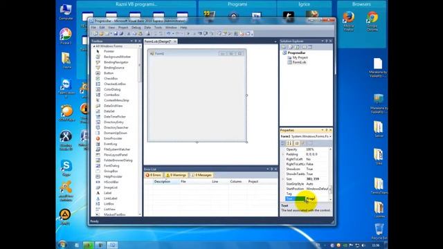 [HD]Visual Basic 2010 express Tutorial - Progress Bar смотреть онлайн