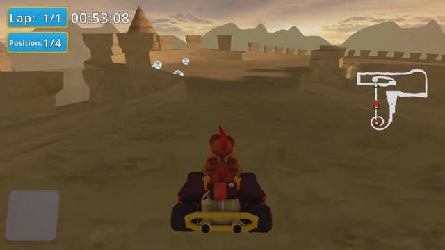 Crazy Chicken Kart 2 - Castle Track смотреть онлайн