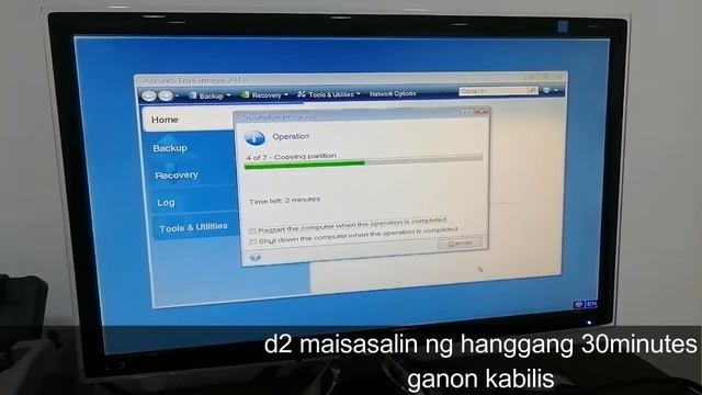 How to clone windows same hard disk same model using acronis napakadali lang po 20minutes tapos na смотреть онлайн