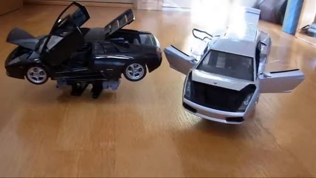 AUTOart LAMBORGHINI GALLARDO Silver MURCIELAGO BLACK B 11 смотреть онлайн